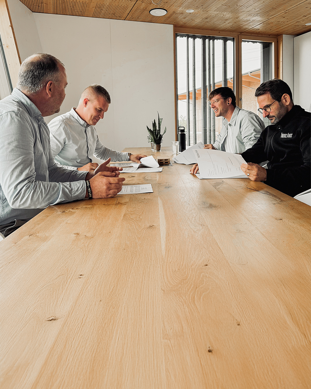 Die neue Geschäftsführung von Holzbau Henz.