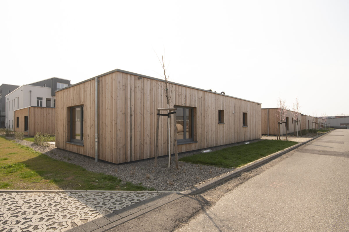 Aussenansicht des Bobinet Quartiers. Eine Referenz von Holzbau Henz.